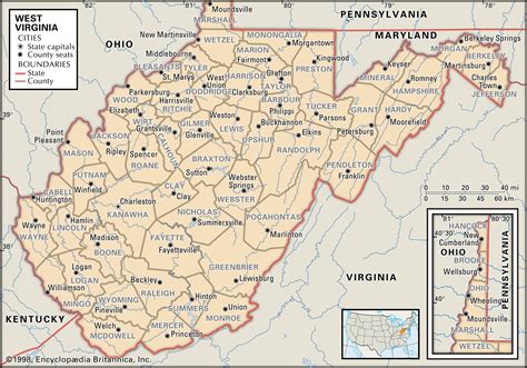 MAP West Virginia